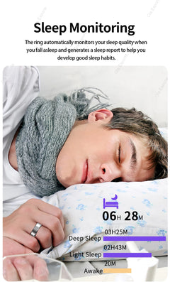 Smart Fitness Ring - Heart Rate & Health Tracking