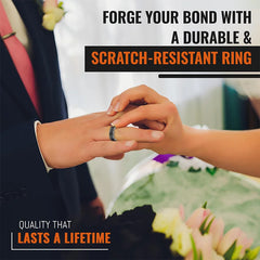 Smart Ring Health Tracker - Vintage Textured Design | Sleep & Heart Rate Monitor