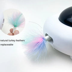 Intelligent Electric Cat Toy - Automatic Interactive UFO Tease