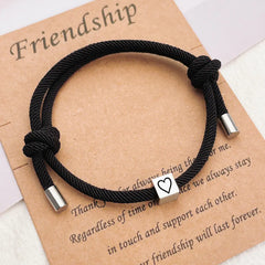 Simple Stainless Steel Geometric Friendship/Love Bracelet