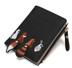Woodland Animals Leather Wallet