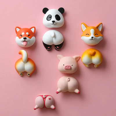 2pcs Set of Animal Fridge Magnets