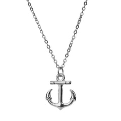Anchor Cross Alloy Necklace for Women