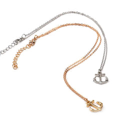 Anchor Cross Alloy Necklace for Women