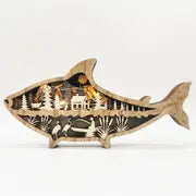 Wooden Fish Carving