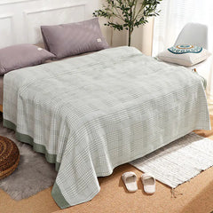 Bamboo Cotton Summer Blanket - Lightweight Gauze Throw
