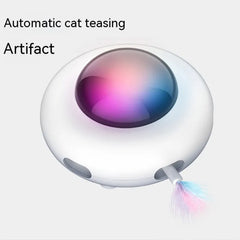 Intelligent Electric Cat Toy - Automatic Interactive UFO Tease