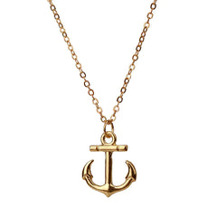 Anchor Cross Alloy Necklace for Women